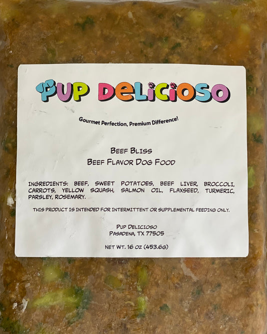 Dog Food - Beef Bliss - Beef Flavor | Wholesome | Natural | Healthy | Grain Free | Superfood