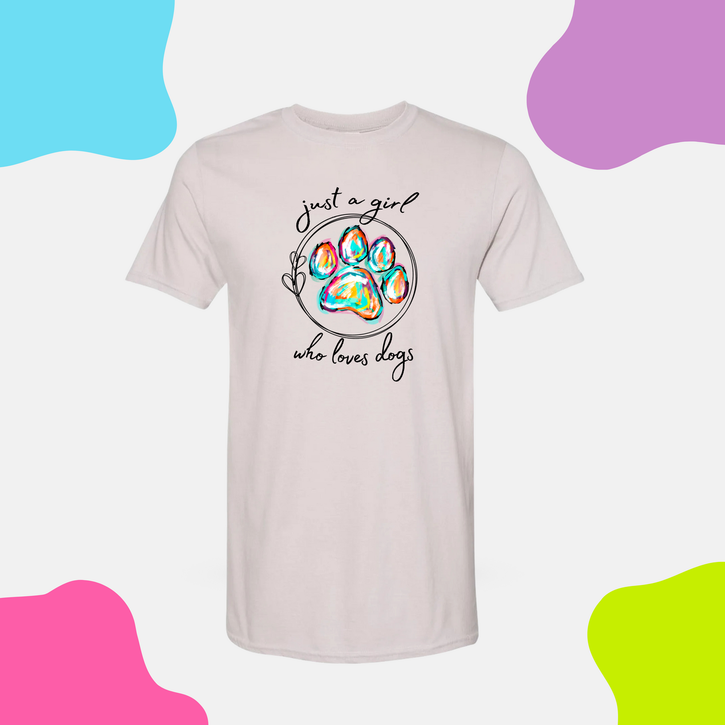 Unisex Soft Style T-Shirt - Ice Gray - Just a Girl